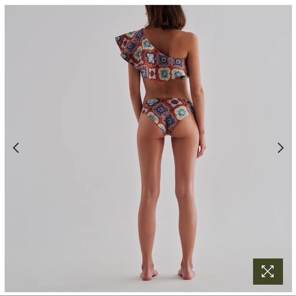 Juan de dios reversible bikini set: Terracota Mosaic - Mint - Picture 8 of 9